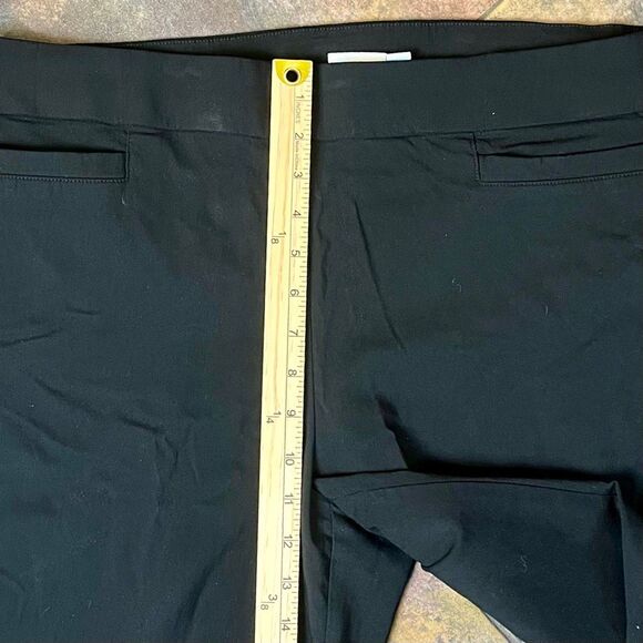 Kim Rogers Short Black Pull-On Pants 16S - Picture 3 of 8